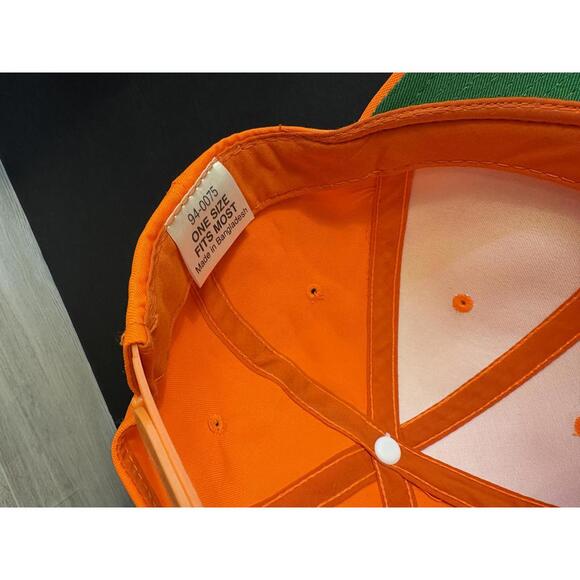 Cabela's Hunting Safety Orange Strapback Hat - Picture 7 of 7